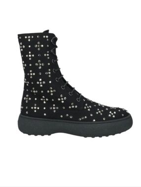 Tod's Women's Gommini Embellished Boots NEW IN BOX -37.5